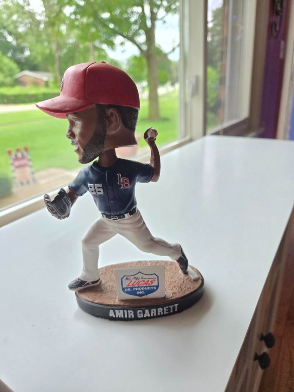 LOUISVILLE BATS PITCHER AMIR GARRETT BOBBLEHEAD 2017
